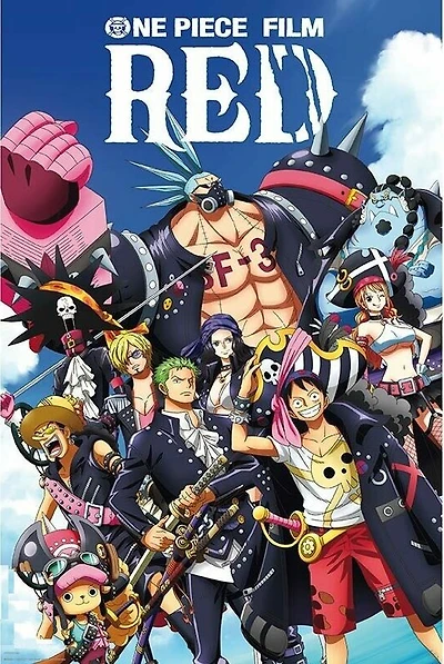One Piece Movie - Full Crew Red - NEW