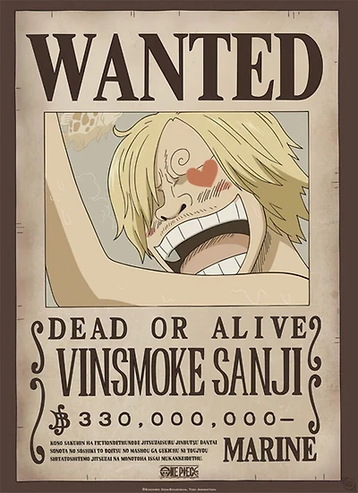 One Piece Wanted - Sanji - NEW