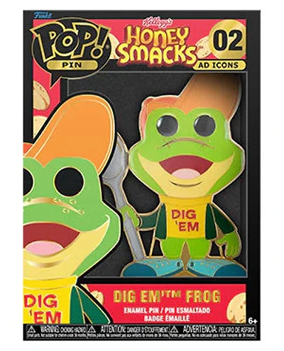 POP! PINS:DIG EM FROG - NEW