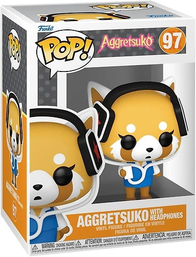 POP! AGGRETSUKO W/HEADPHONES - NEW