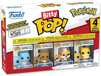 BITTY POP! SQUIRTLE 4PK - NEW