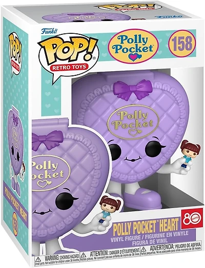 POP! POLLY POCKET HEART PURPLE - NEW
