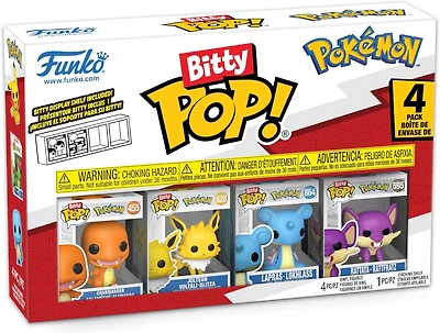 BITTY POP! CHARMANDER 4PK - NEW