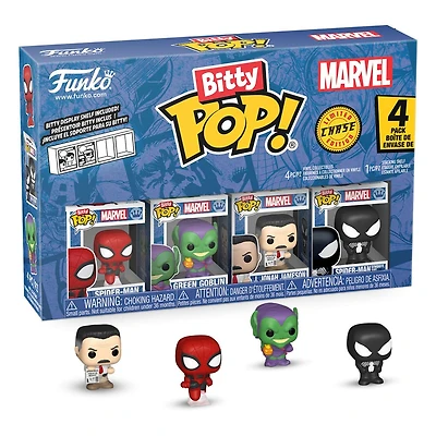 BITTY POP! SPIDER-MAN 4 PK - NEW