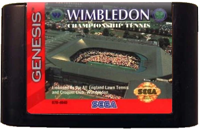 WIMBLEDON CHAMPIONSHIP TENNIS - Sega Genesis - USED