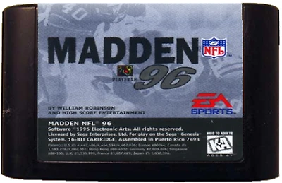 MADDEN NFL 96 - Sega Genesis - USED