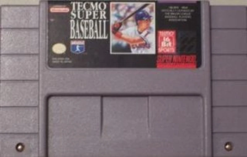 TECMO SUPER BASEBALL - Super Nintendo - USED