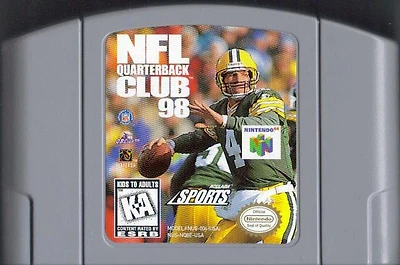 NFL QB CLUB 98 - Nintendo 64 - USED