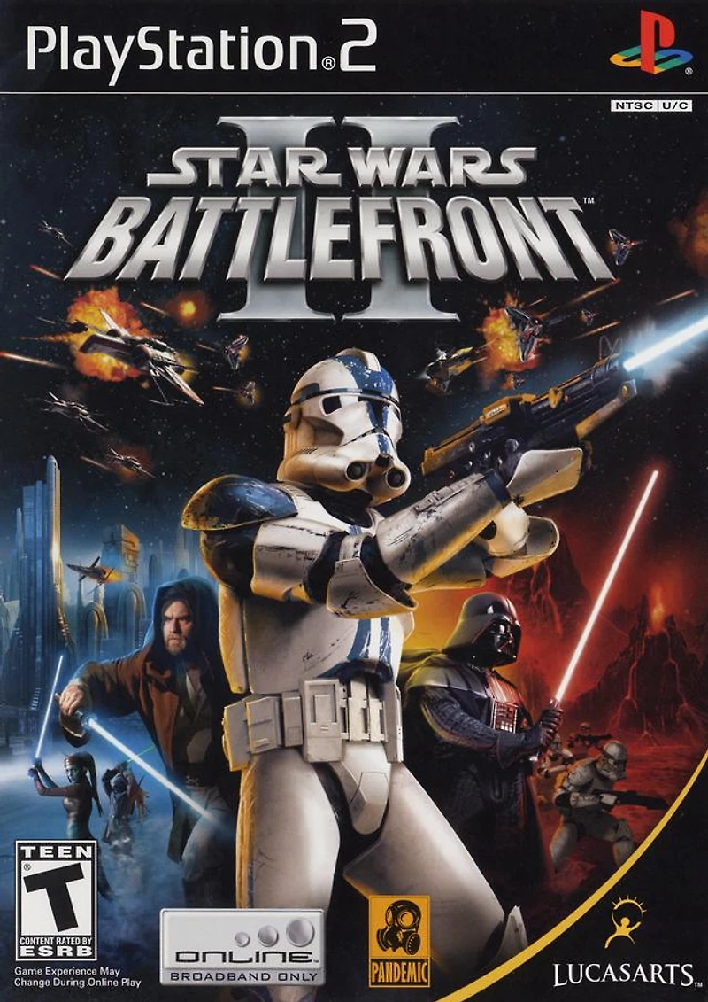 STAR WARS:BATTLEFRONT II - Playstation 2 - USED