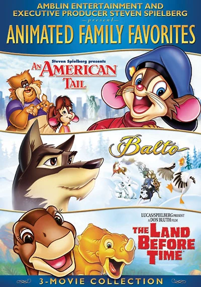 Animated Family Favorites 3 Movie Collection - USED
