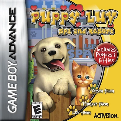 PUPPY LUV:SPA & RESORT TYCOON - Game Boy Advanced - USED