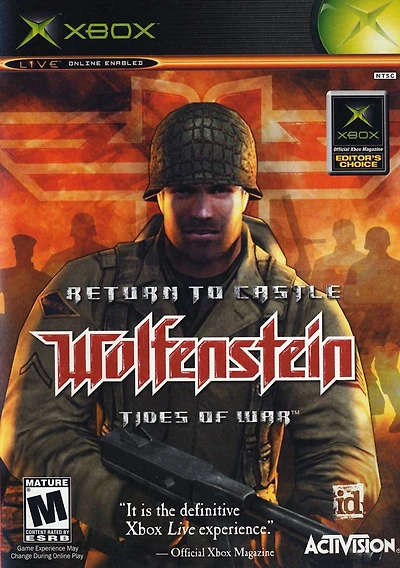 RETURN TO CASTLE WOLFENSTEIN:T - Xbox - USED