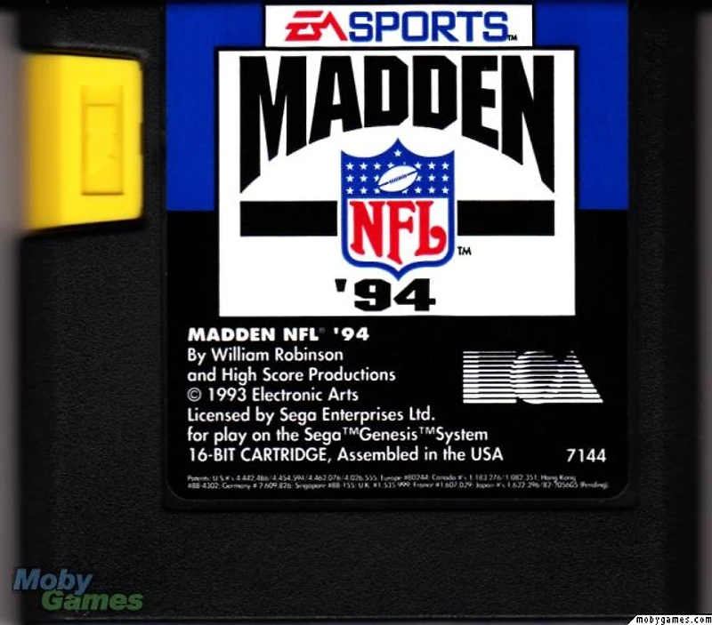 MADDEN NFL 94 - Sega Genesis - USED