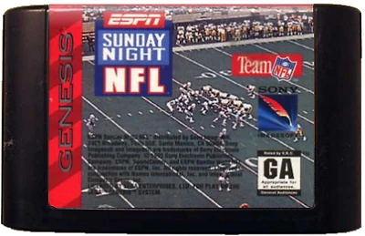 ESPN:SUNDAY NIGHT NFL - Sega Genesis - USED