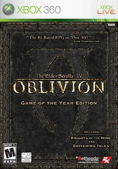 ELDER SCROLLS IV:OBLIVION GOTY - Xbox 360 - USED