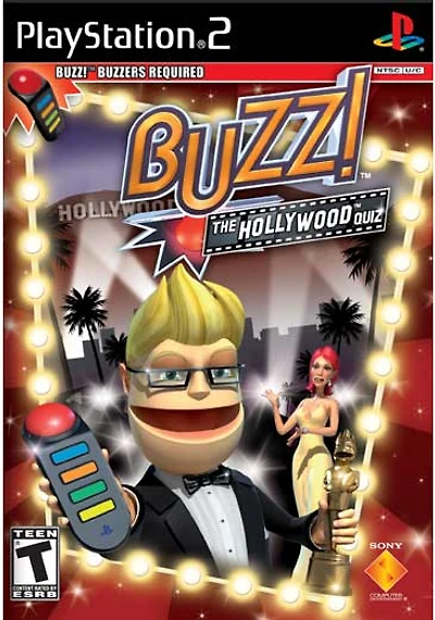 Buzz Hollywood Quiz (software only) - Playstation 2 - USED