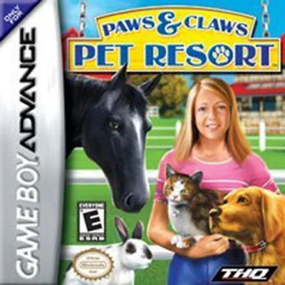 PAWS & CLAWS:PET RESORT - Game Boy Advanced