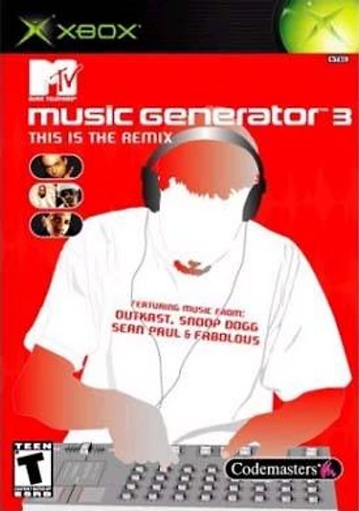 MTV MUSIC GENERATOR 3 - Xbox - USED