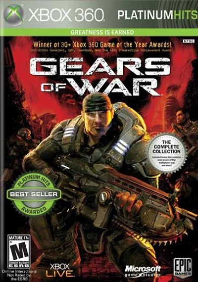 GEARS OF WAR (W/ BONUS DISC) - Xbox 360 - USED