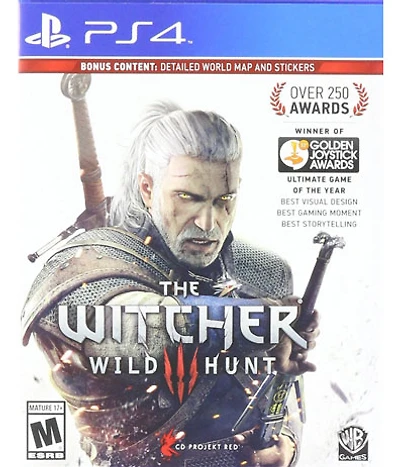 Witcher : Wild Hunt (new pkg) - Playstation 4 - USED