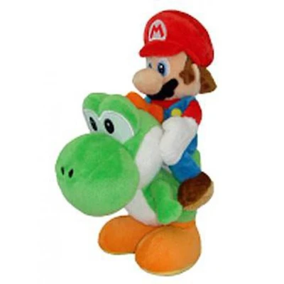 SM:MARIO RIDING YOSHI 9IN - NEW