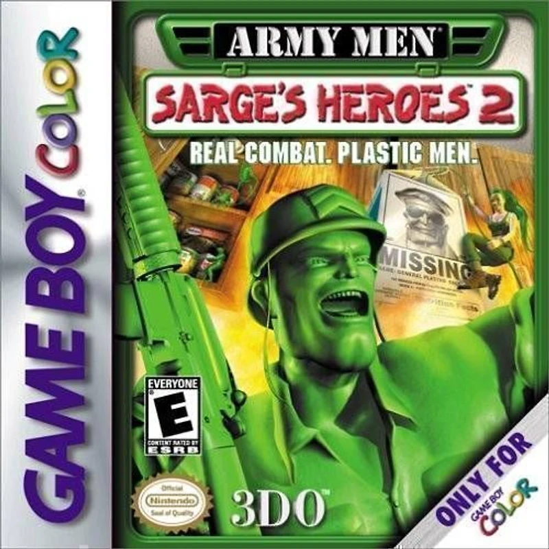 ARMY MEN:SARGES HEROES 2 - Game Boy Color - USED