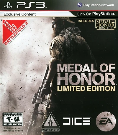 MEDAL OF HONOR:LTD ED - Playstation 3 - USED