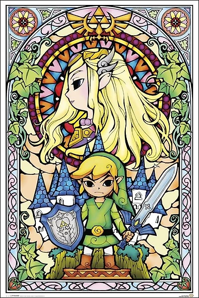 Zelda - Stained Glass* - NEW