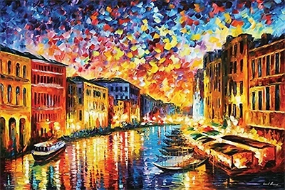 Venice Grand Canal by Leonid Afremov - NEW
