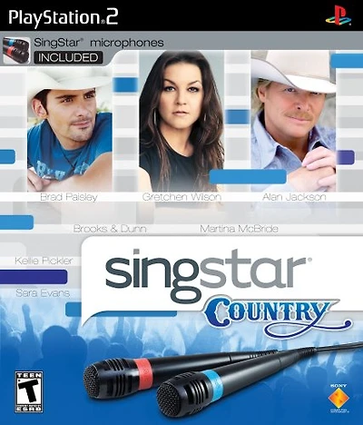 SINGSTAR:COUNTRY (GAME) - Playstation 2 - USED