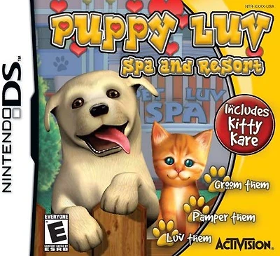 PUPPY LUV:SPA & RESORT TYCOON - Nintendo DS - USED