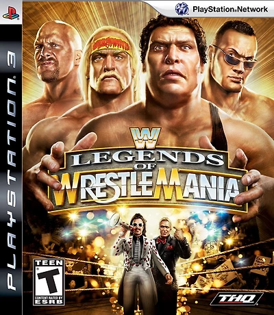 WWE:LEGENDS OF WRESTLEMANIA - Playstation 3 - USED