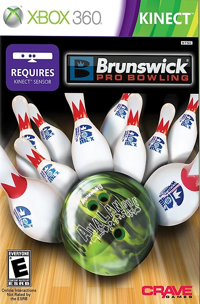 BRUNSWICK PRO BOWLING - Xbox 360 (Kinect) - USED