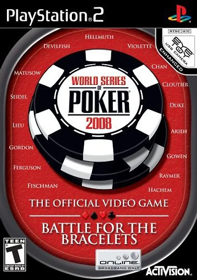 WORLD SERIES POKER 08:BATTLE - Playstation 2 - USED