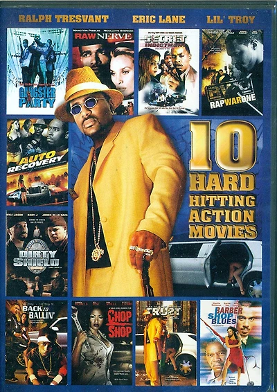10 HARD HITTING ACTION MOVIES - USED