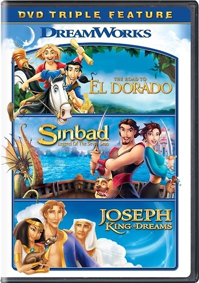 Road to El Dorado / Sinbad: Legend of the Seven Seas / Joseph: King Of Dreams - NEW