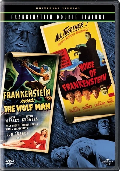 Frankenstein Meets The Wolf Man / House of Frankenstein - NEW