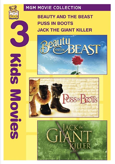 Beauty & The Beast / Puss In Boots / Jack The Giant Killer - USED