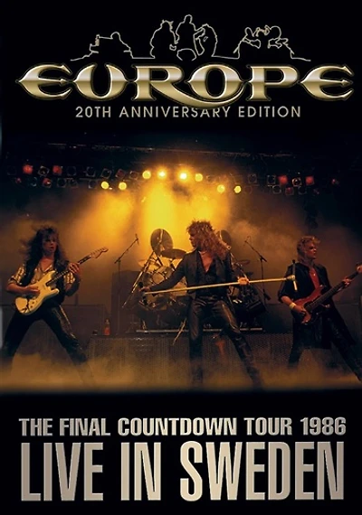 Europe: The Final Countdown Tour Live In Sweden 1986 - NEW