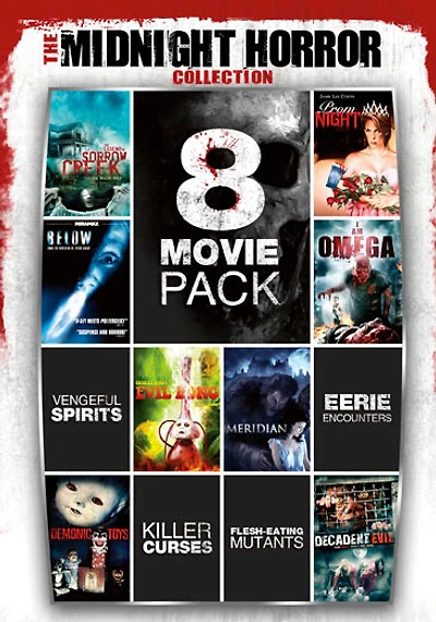 8 Movie Pack Midnight Horror Collection Volume 1 - USED