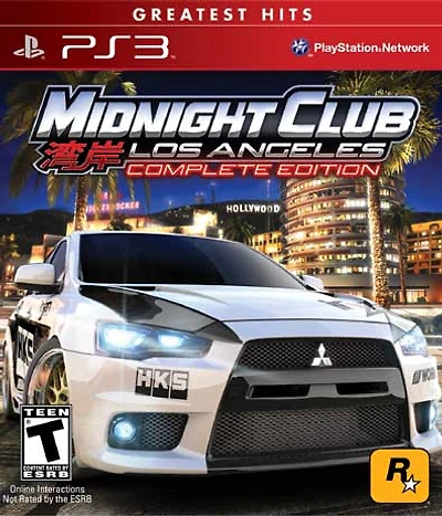 Midnight Club LA Complete Edition Greatest Hits - Playstation 3 - USED