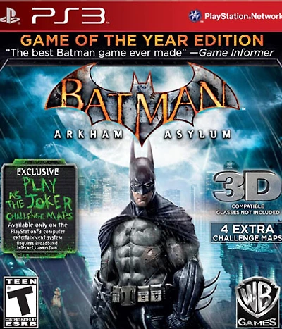Batman: Arkham Asylum GOTY - Playstation 3 - USED