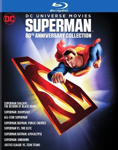 DC Universe Movies Superman 80th Anniversary Collection - USED