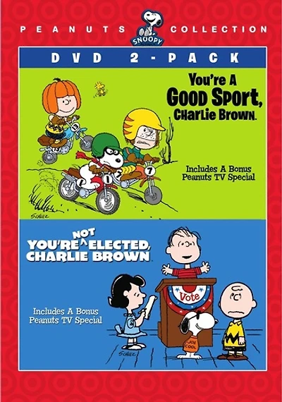 Peanuts: You're A Good Sport Charlie Brown / You're Not Elected - NEW