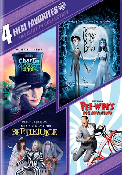 4 Film Favorites: Tim Burton Collection - NEW