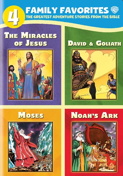 4 Family Favorites: Greatest Adventures of the Bible - NEW