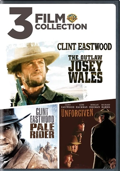 3 Film Collection: The Outlaw Josey Wales / Pale Rider / Unforgiven - NEW
