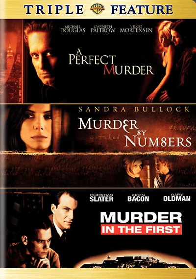 A Perfect Murder / Murder By Numbers / Murder in the First - NEW