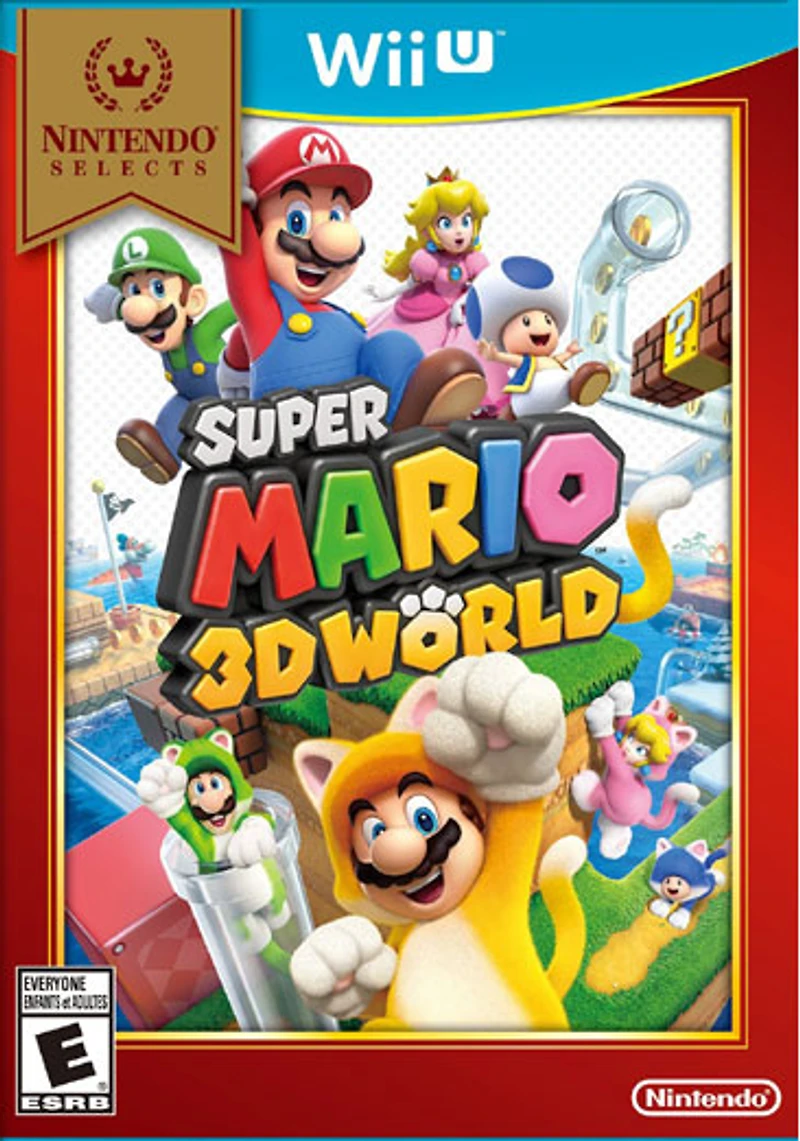 Nintendo Selects: Super Mario 3D World - WU Wii U Wii-u WiiU - USED