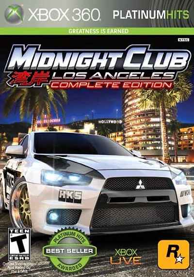 Midnight Club LA Complete Edition Platinum Hits - Xbox 360